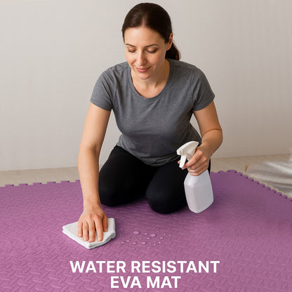 EVA INTERLOCKING FLOOR MATS SOFT FOAM GYM FLOORING MAT YOGA TILES 25 MM 60X60Cm - Top Beat Cart