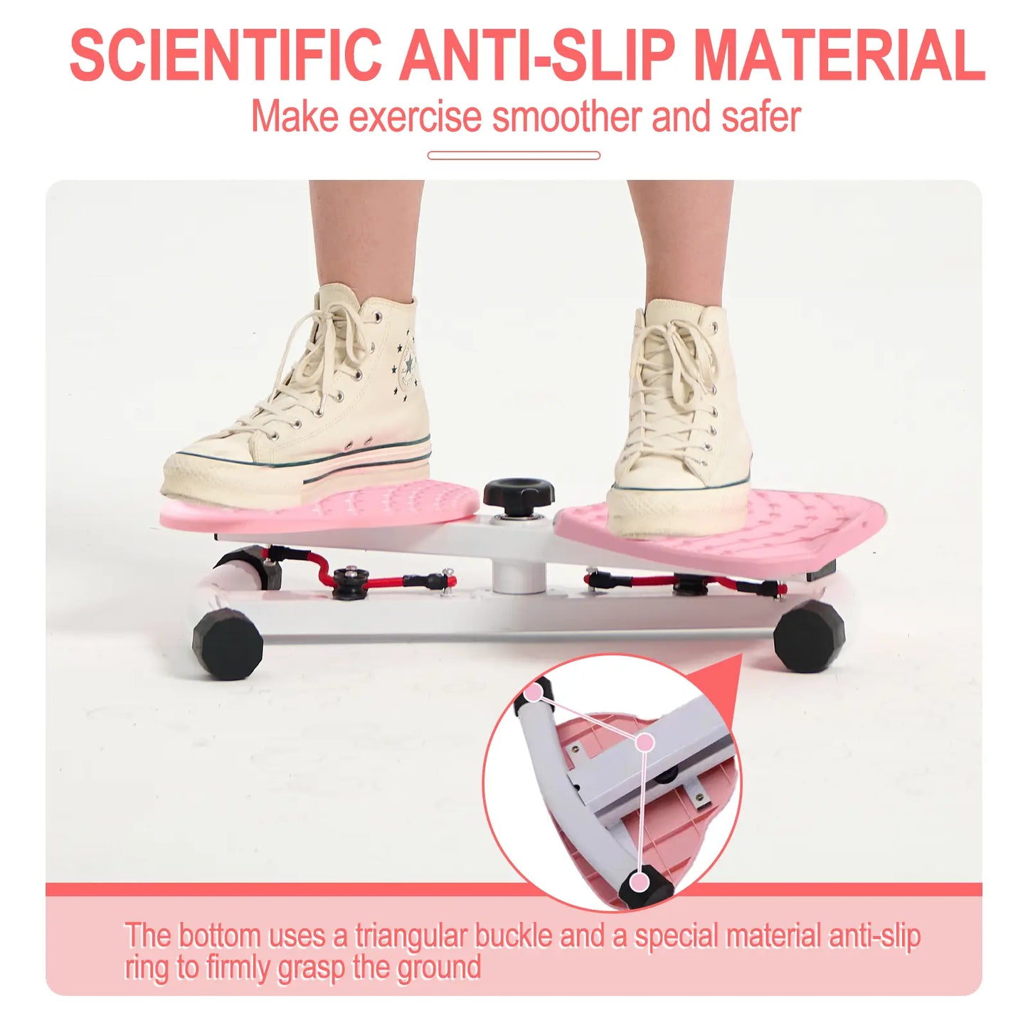 HOTWAVE Ab Board Waist Twist Machine and Women Core Workout Exercise Equipment Portable Waist Toner for Aerobic Exercise Summervibes