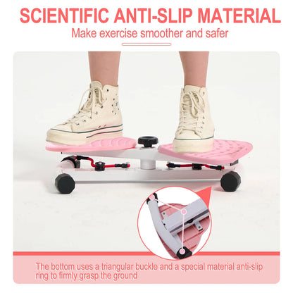 HOTWAVE Ab Board Waist Twist Machine and Women Core Workout Exercise Equipment Portable Waist Toner for Aerobic Exercise Summervibes