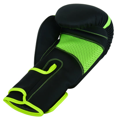 Maya Leather Boxing Gloves Muay Thai Punch Bag Sparring MMA Training Kickboxing - Top Beat Cart