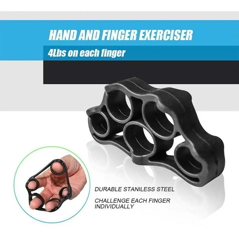 Hand Grip Strengthener Kit 5 Pack Forearm Grip Adjustable Resistance Hand Gripper, Gripper ,Overhand Grip, Forearm Veins,Finger Exerciser, Finger Stretcher,Grip Ring Stress Relief Grip Ball for Athletes, Boyfriend Gift Summervibes