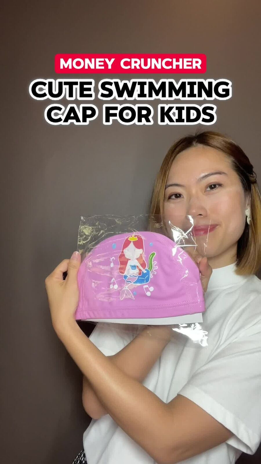 Kids Swimming Cap | Girls Boys Unisex Swim Pool Hat Waterproof Silicone Durable