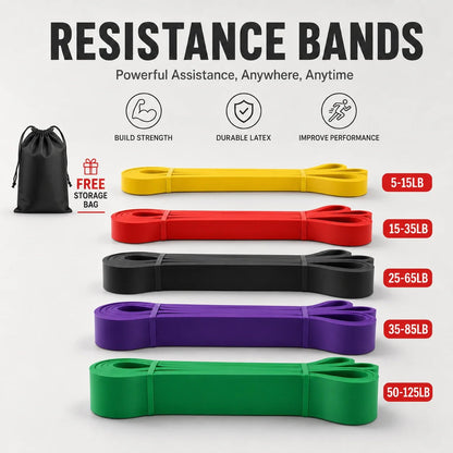 5~120Lbs Fitness Resistance Band Boxing Agility Training Workout Gym Equipment Yoga Pilates Accessories Rubber Band Home Gym - Top Beat Cart