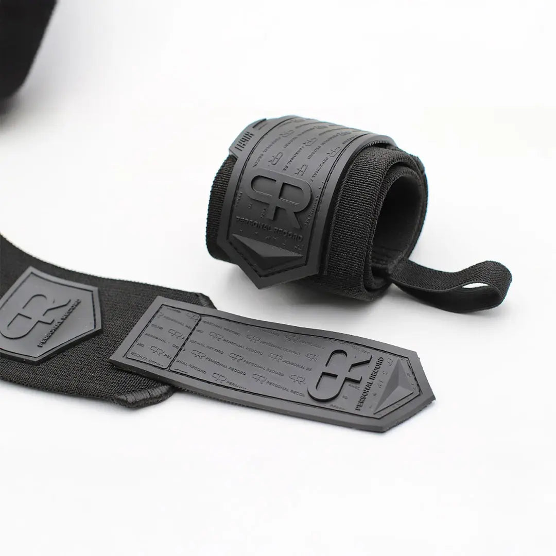 PR Heavy Duty Premium Wrist Wraps - Enhance Grip Strength, Stability, Injury Prevention