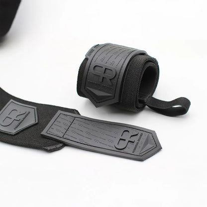 PR Heavy Duty Premium Wrist Wraps - Enhance Grip Strength, Stability, Injury Prevention
