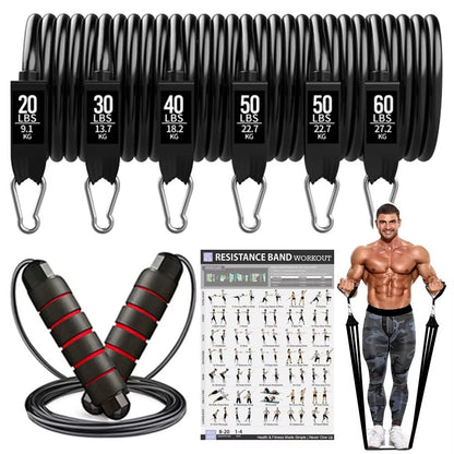 200Lbs Resistance Bands Set Exercise Workout Loop Bands Gym Training Fitness Sports Gym Equipment for Home Bodybuilding Weight - Top Beat Cart