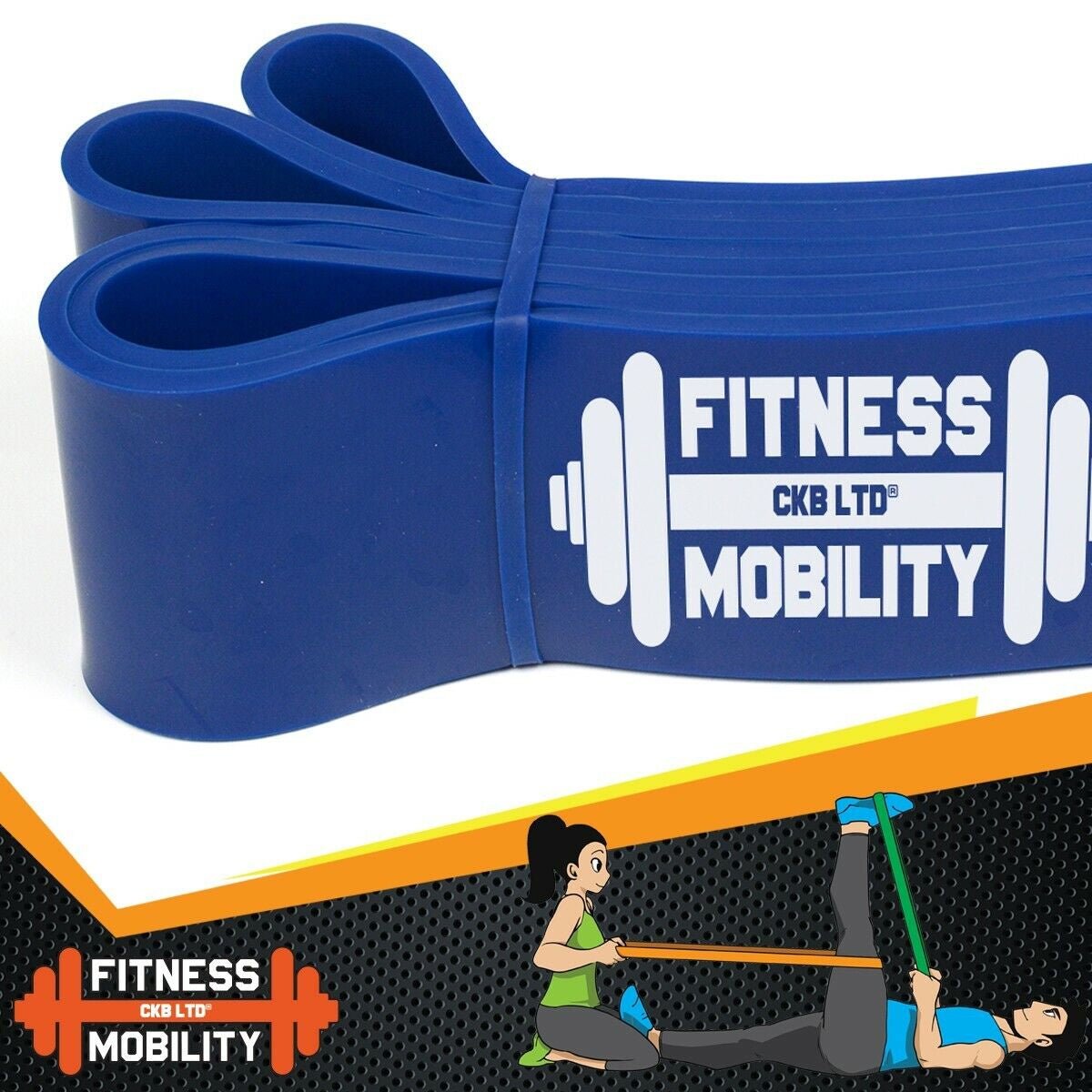 Resistance Bands Heavy Duty Exercise Latex Loop Fitness Home Yoga Gym Pull up UK - Top Beat Cart