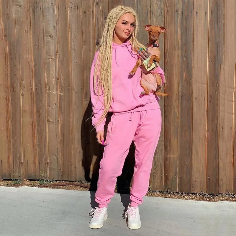 2023 Neon Green Solid Tracksuit Women 2 Piece Sets Casual Outfit Pants Set Suit Long Sleeve Clothing Set Streetwear Femme - Top Beat Cart