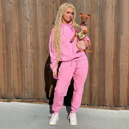 2023 Neon Green Solid Tracksuit Women 2 Piece Sets Casual Outfit Pants Set Suit Long Sleeve Clothing Set Streetwear Femme - Top Beat Cart