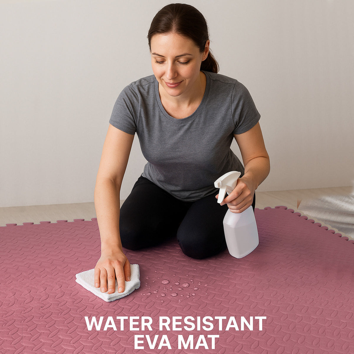 EVA INTERLOCKING FLOOR MATS SOFT FOAM GYM FLOORING MAT YOGA TILES 25 MM 60X60Cm - Top Beat Cart