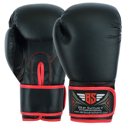 Maya Leather Boxing Gloves Muay Thai Punch Bag Sparring MMA Training Kickboxing - Top Beat Cart