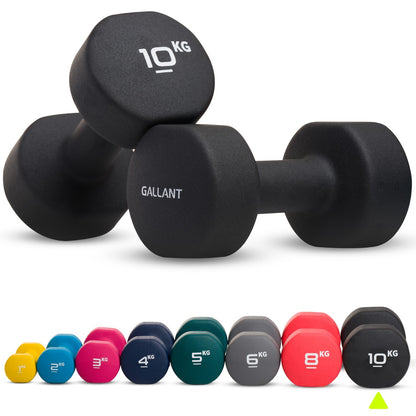 Neoprene Dumbbells Hand Weights Pair Exercise Iron Set Home Gym Fitness Aerobic - Top Beat Cart