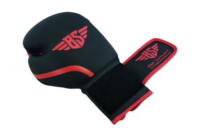 Maya Leather Boxing Gloves Muay Thai Punch Bag Sparring MMA Training Kickboxing - Top Beat Cart