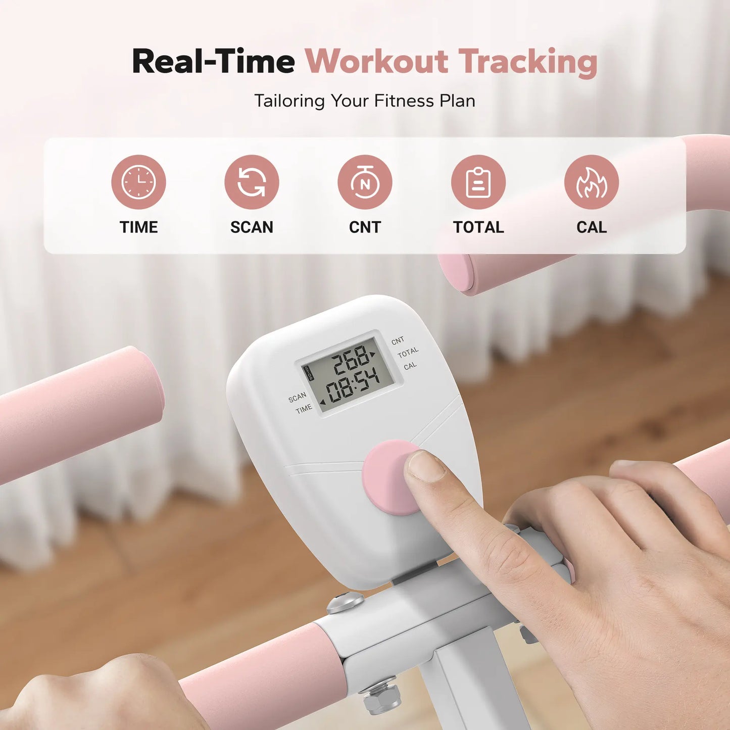 Merach 2-In-1 Squat Rowing Machine, Adjustable Resistance Glutes Leg Workout Equipment with LCD Monitor, 350LBS Capacity Home Gym Exercise for Women Summervibes