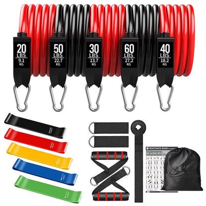200Lbs Resistance Bands Set Exercise Workout Loop Bands Gym Training Fitness Sports Gym Equipment for Home Bodybuilding Weight - Top Beat Cart