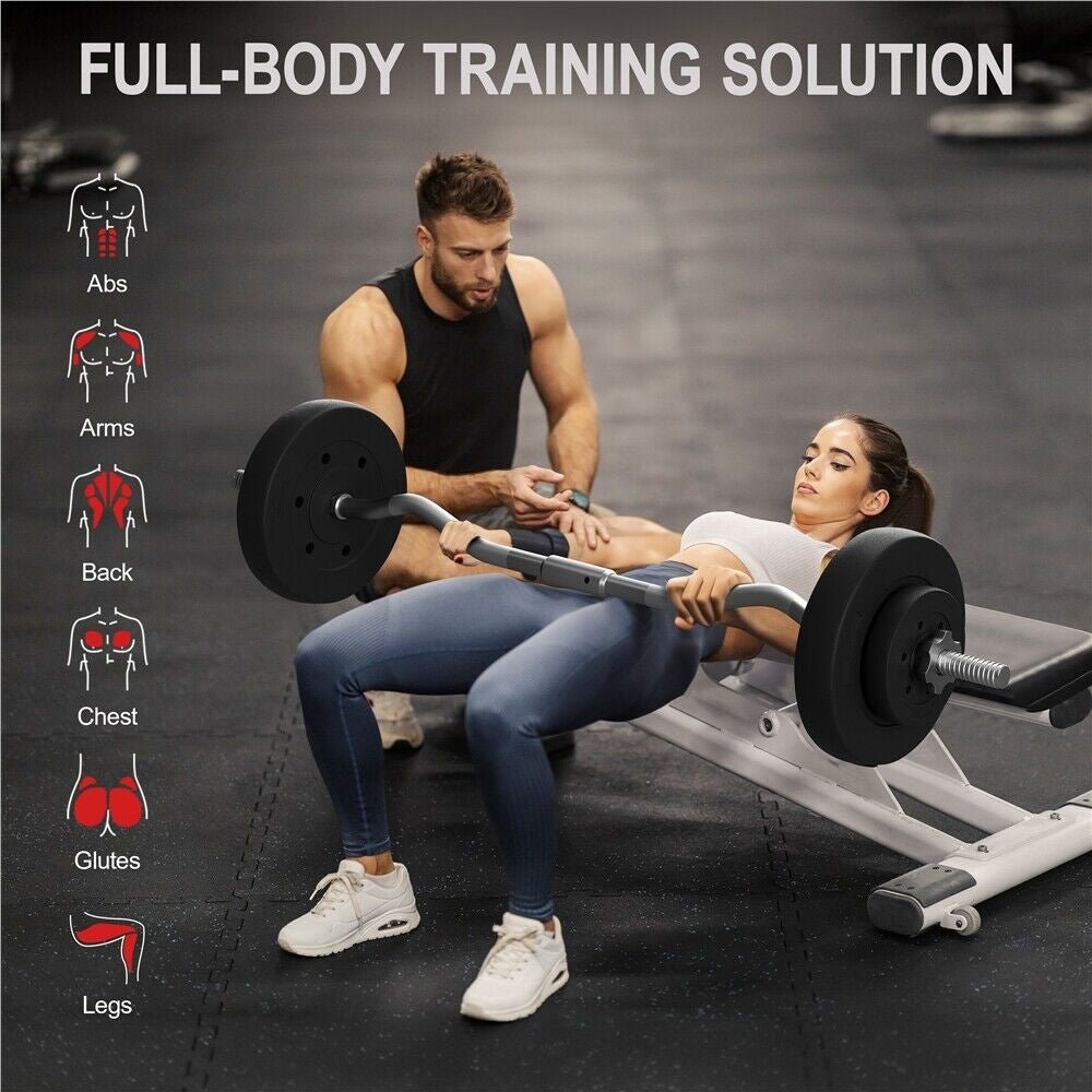 Barbell Weight Set 30Kg/25Kg/20Kg Barbell Adjustable Gym Weight for Home Fitness - Top Beat Cart