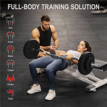 Barbell Weight Set 30Kg/25Kg/20Kg Barbell Adjustable Gym Weight for Home Fitness - Top Beat Cart