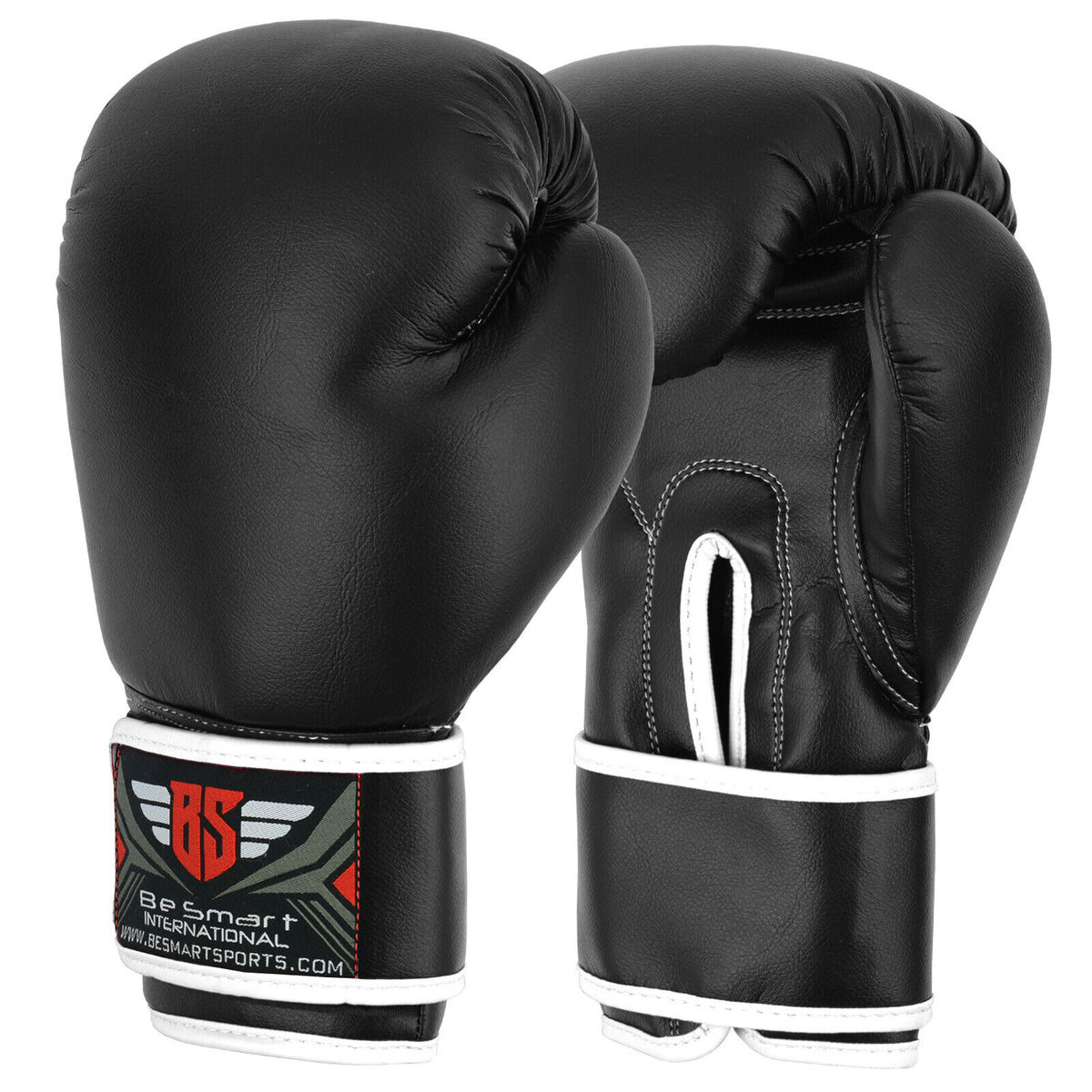 Maya Leather Boxing Gloves Muay Thai Punch Bag Sparring MMA Training Kickboxing - Top Beat Cart