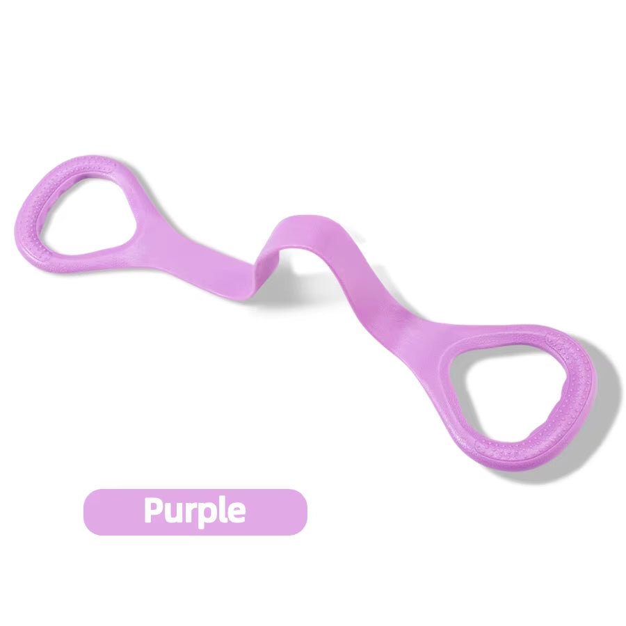 8 Fitness Workout Resistance Band Arm Back Shoulder Exercise Elastic Training Band Yoga Pilates Equipment - Top Beat Cart
