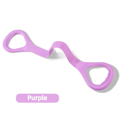 8 Fitness Workout Resistance Band Arm Back Shoulder Exercise Elastic Training Band Yoga Pilates Equipment - Top Beat Cart