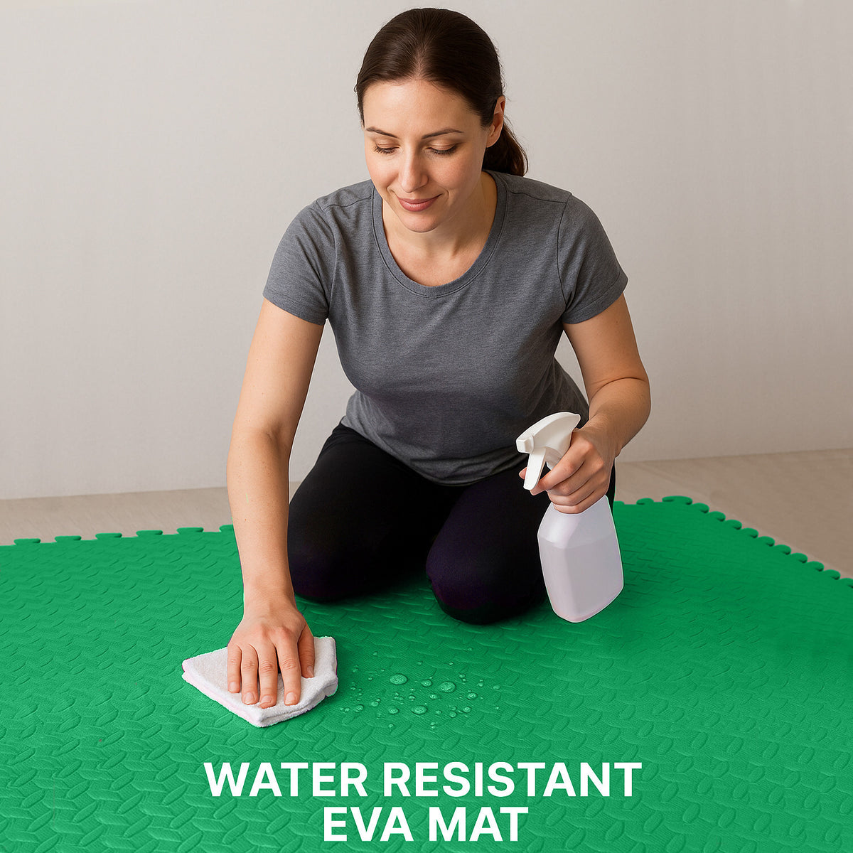 EVA INTERLOCKING FLOOR MATS SOFT FOAM GYM FLOORING MAT YOGA TILES 25 MM 60X60Cm - Top Beat Cart