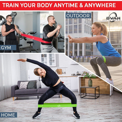 Resistance Bands Exercise Sports Loop Fitness Home Gym Yoga Latex Set or Singles - Top Beat Cart