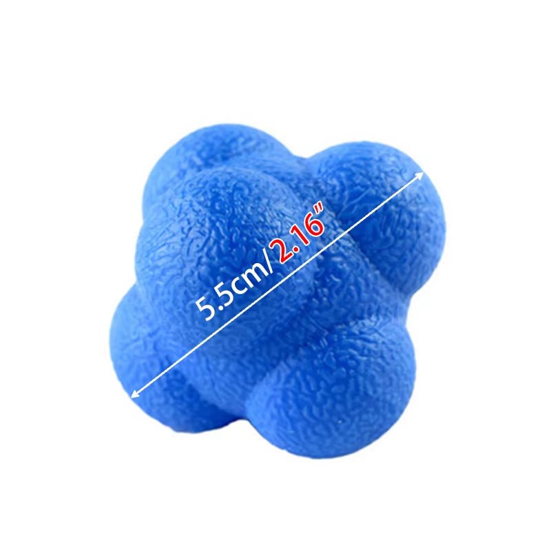 Hexagon Reaction Ball Agility Training Ball for Basketball Football Adult Coordination Reflex Sports Fitness Training Ball - Top Beat Cart