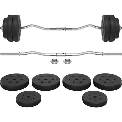 Barbell Weight Set 30Kg/25Kg/20Kg Barbell Adjustable Gym Weight for Home Fitness - Top Beat Cart