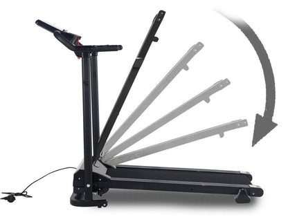 Treadmill Electric Running Walking Machine Manual 9% Incline Home Gym Folding UK - Top Beat Cart