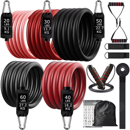 200Lbs Resistance Bands Set Exercise Workout Loop Bands Gym Training Fitness Sports Gym Equipment for Home Bodybuilding Weight - Top Beat Cart