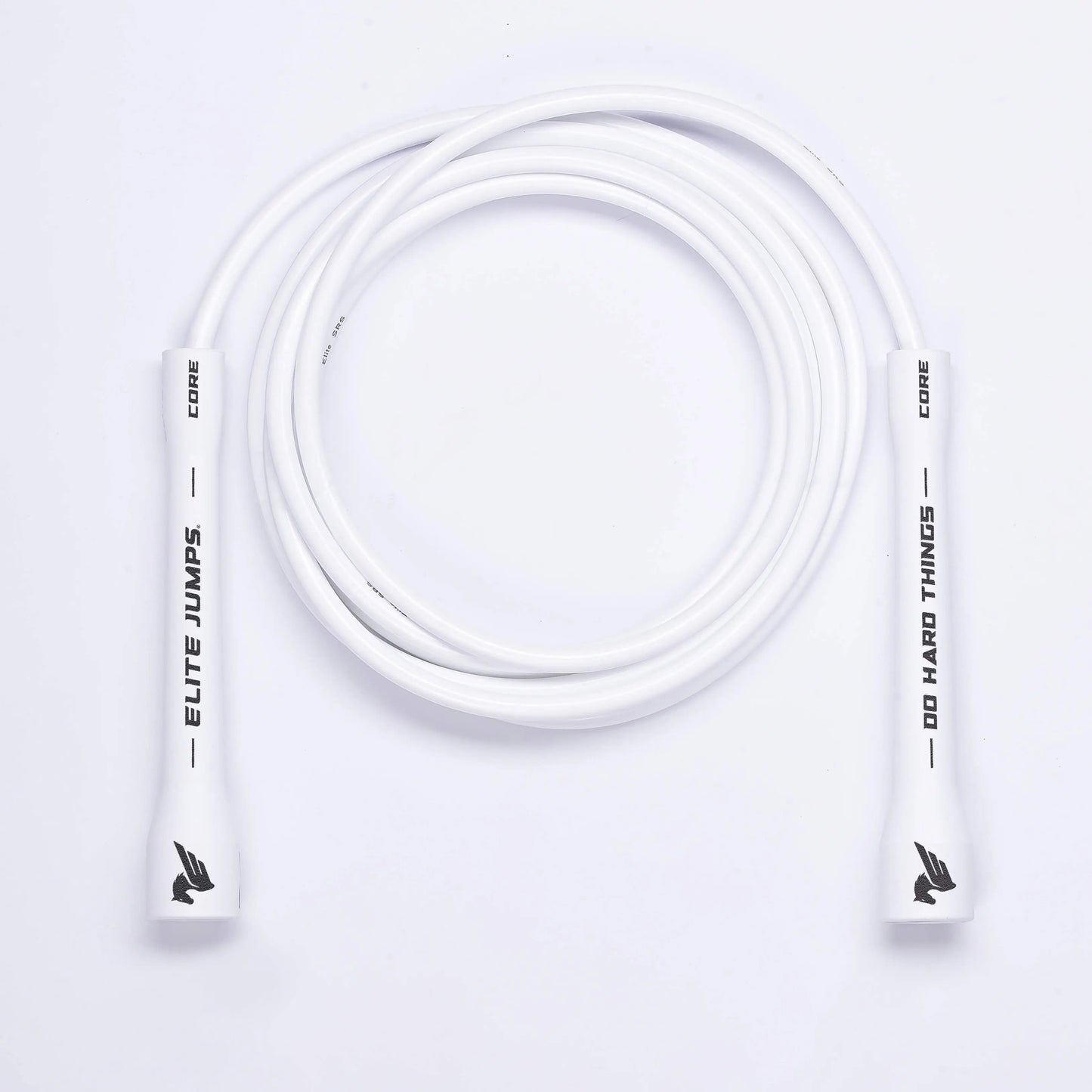 Elite Jumps Do Hard Things 6Mm PVC Jump Ropes for Fitness - Indoor/Outdoor Adjustable Boxing Jump Rope W/ Unbreakable Handles & Ultra-Durable Non-Kinking PVC - Skipping Rope for Men & Women & Boxer Rope Jump Rope