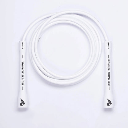 Elite Jumps Do Hard Things 6Mm PVC Jump Ropes for Fitness - Indoor/Outdoor Adjustable Boxing Jump Rope W/ Unbreakable Handles & Ultra-Durable Non-Kinking PVC - Skipping Rope for Men & Women & Boxer Rope Jump Rope