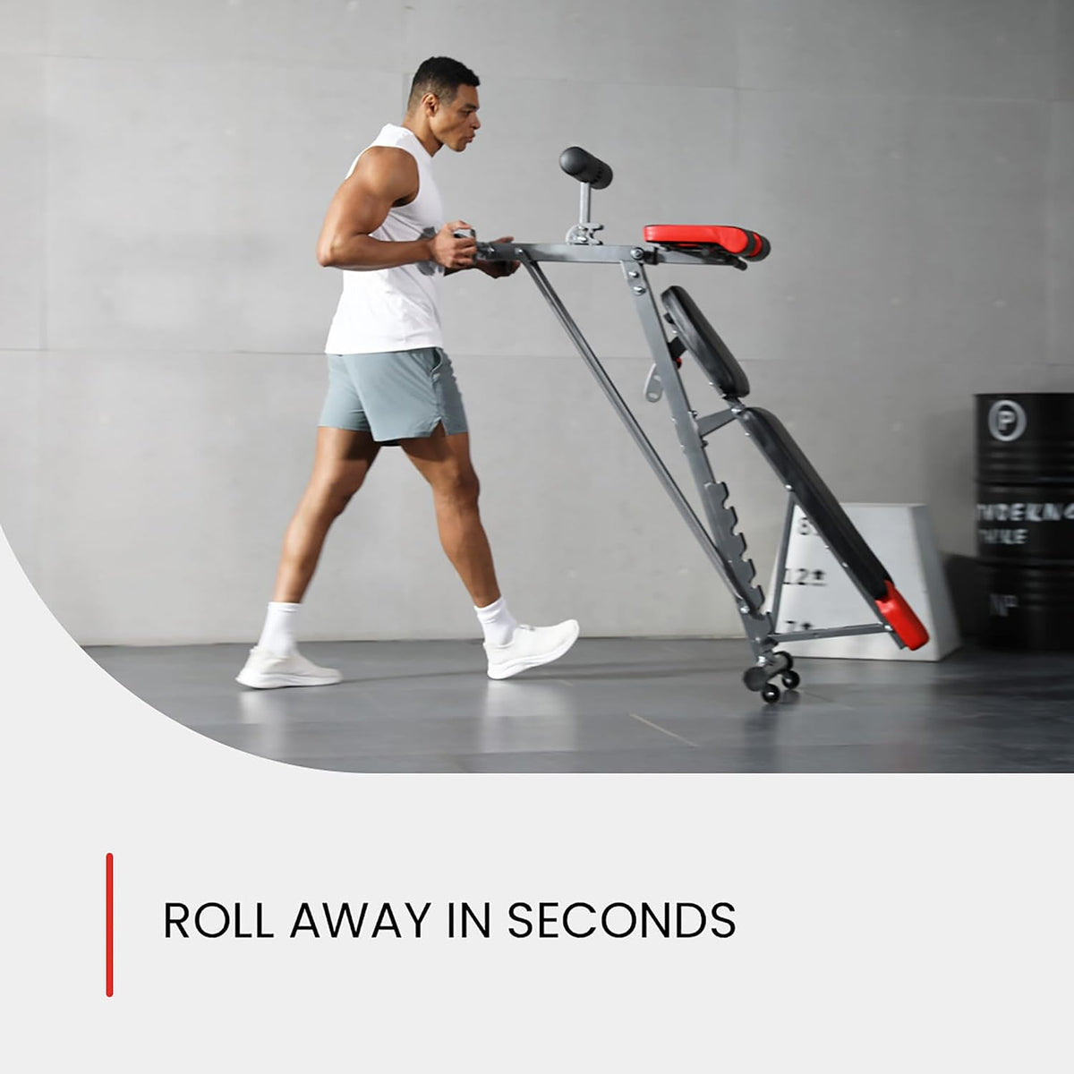 Finer Form Multi-Functional Adjustable FID Weight Bench and Roman Chair - Top Beat Cart