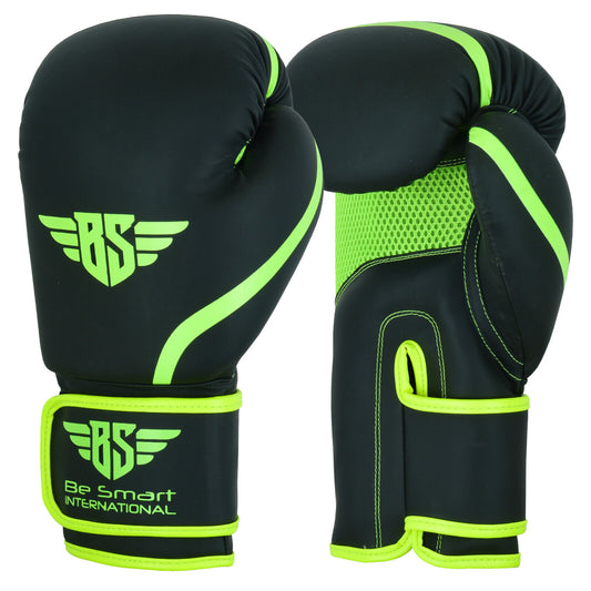 Maya Leather Boxing Gloves Muay Thai Punch Bag Sparring MMA Training Kickboxing - Top Beat Cart