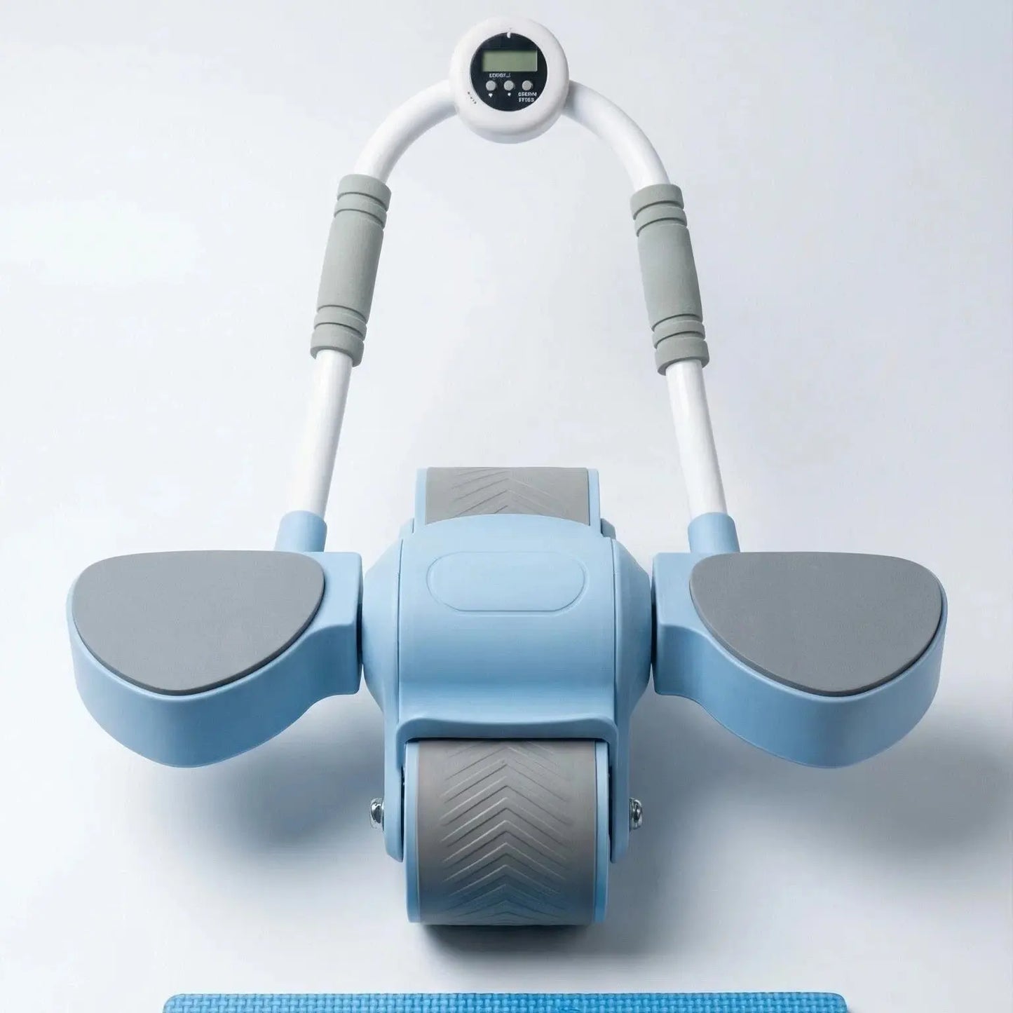 Ab Roller Wheel Workout Abdominal Fitness Wheel for Core Muscles Training Automatic Rebound Ab Roller with Timer Tiktokshopspringglowup