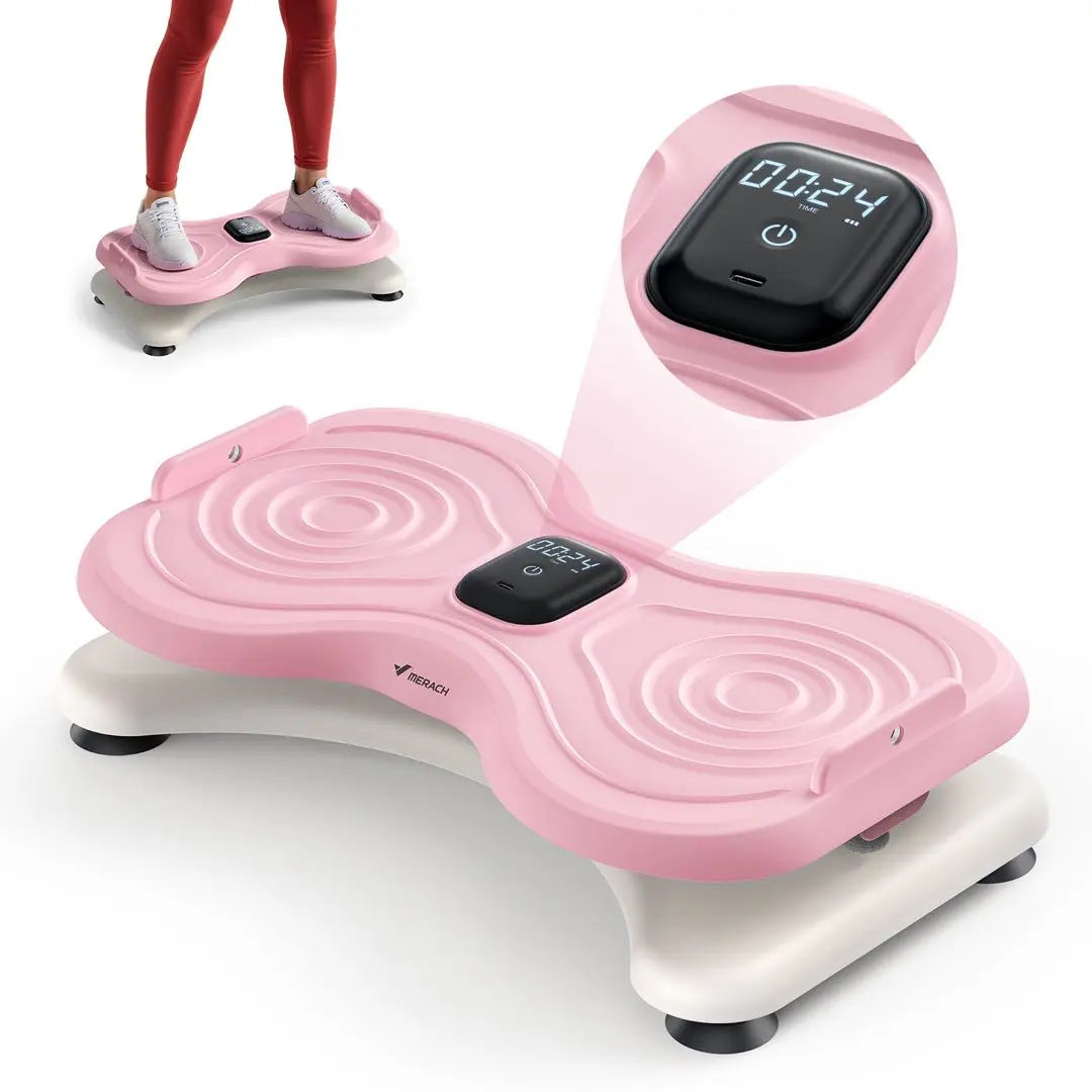 Merach Waist Twist Machine Toned Abs Waist Twister Can Stand with Feet Apart Double Non-Slip No Noise Use Exercise Equipment Abdominal Roller Workout Summervibes