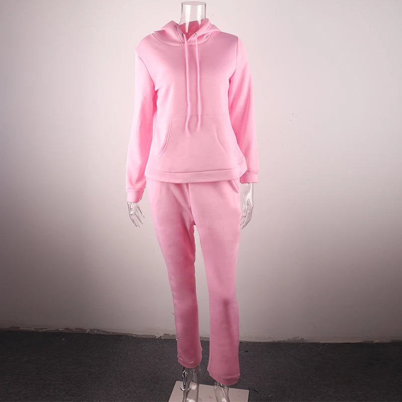 2023 Neon Green Solid Tracksuit Women 2 Piece Sets Casual Outfit Pants Set Suit Long Sleeve Clothing Set Streetwear Femme - Top Beat Cart