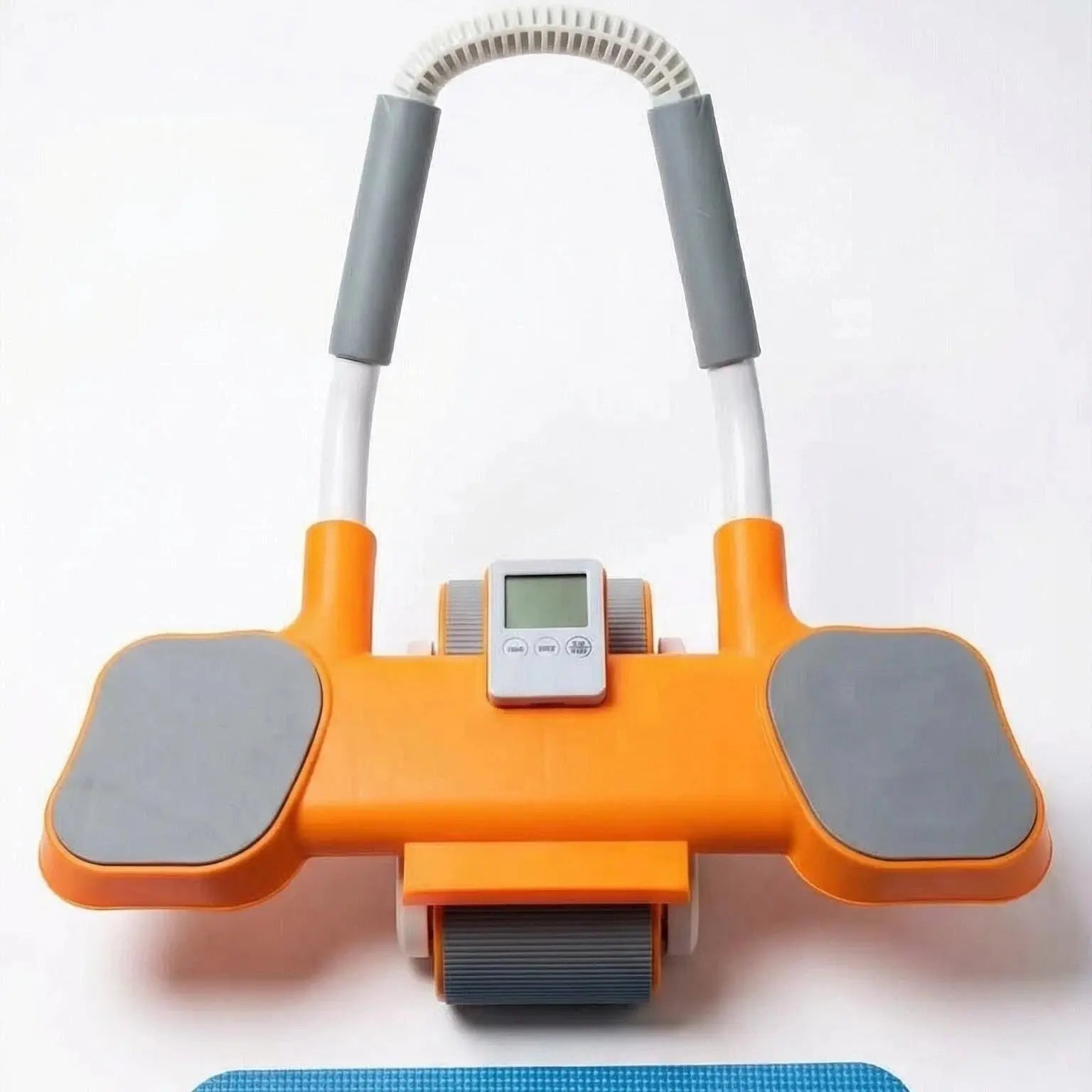 Ab Roller Wheel Workout Abdominal Fitness Wheel for Core Muscles Training Automatic Rebound Ab Roller with Timer Tiktokshopspringglowup