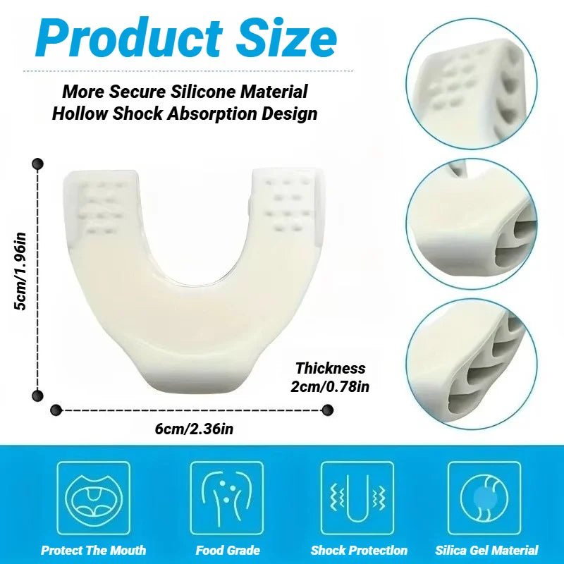 U Shape New Facial Jaw Exerciser and Neck Toning Jawline for Men Women Face Muscle Trainin Resistance Levels Double Chin Reducer - Top Beat Cart
