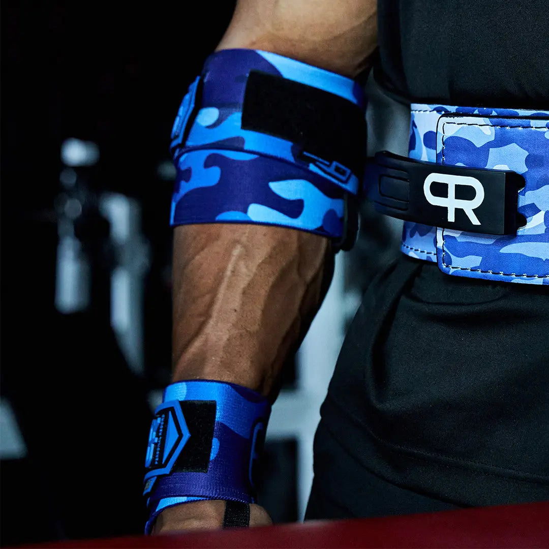 PR Heavy Duty Premium Wrist Wraps - Enhance Grip Strength, Stability, Injury Prevention