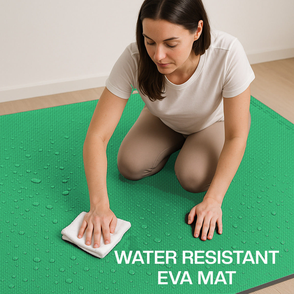 EVA INTERLOCKING FLOOR MATS SOFT FOAM GYM FLOORING MAT YOGA TILES 25 MM 60X60Cm - Top Beat Cart