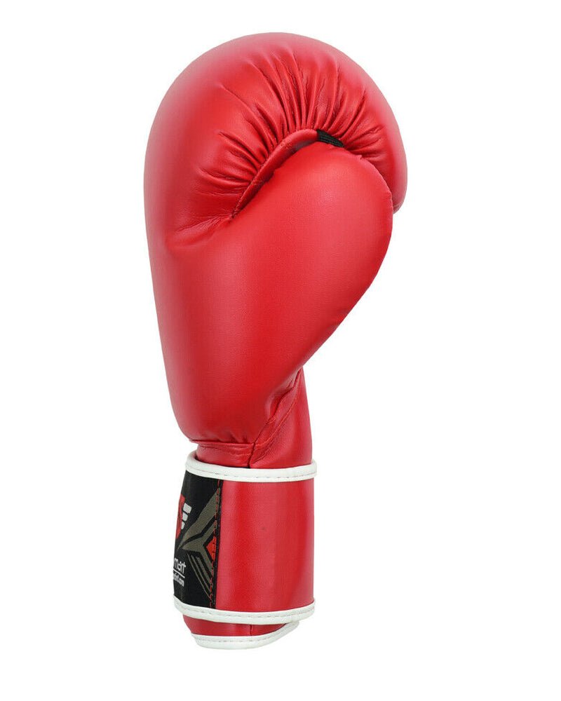 Maya Leather Boxing Gloves Muay Thai Punch Bag Sparring MMA Training Kickboxing - Top Beat Cart