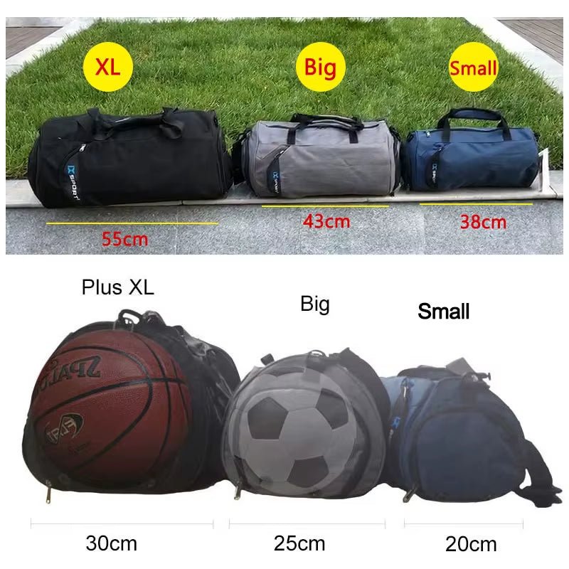 Large Gym Bag Fitness Bags Wet Dry Training Men Yoga for Shoes Travel Shoulder Handbags Multifunction Work Out Swimming Bag - Top Beat Cart