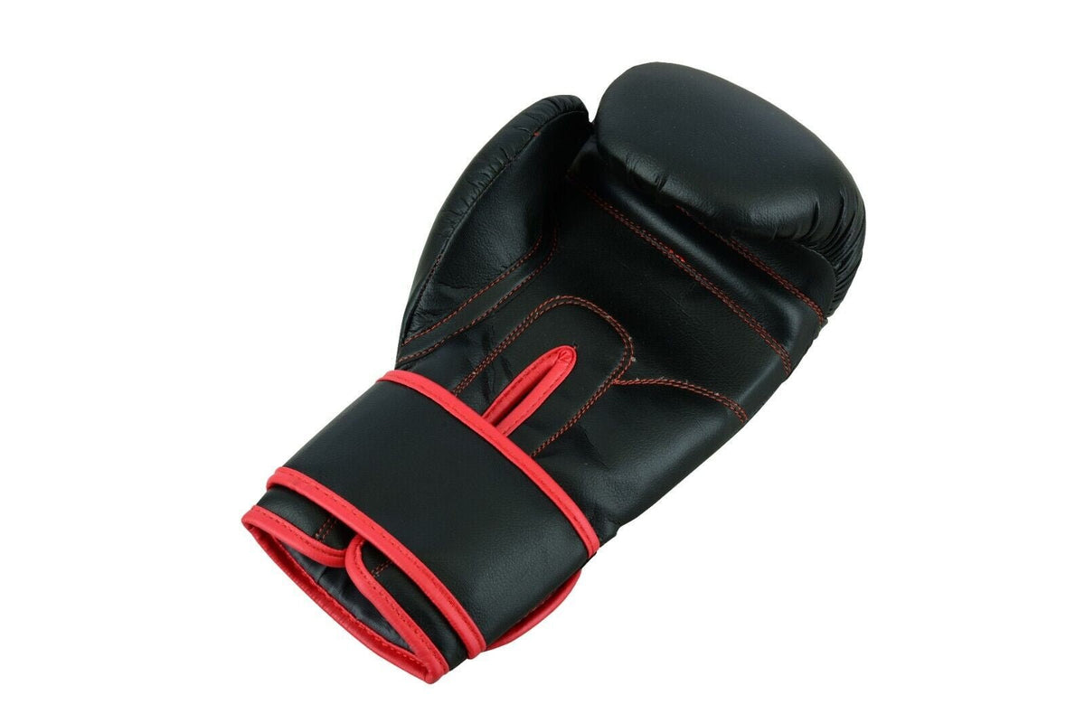 Maya Leather Boxing Gloves Muay Thai Punch Bag Sparring MMA Training Kickboxing - Top Beat Cart