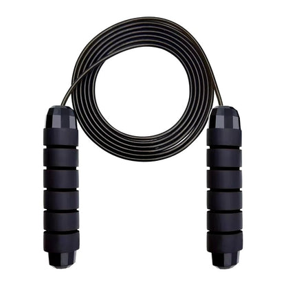 With Ball Bearings Adjustable Tangle-Free Speed Wire Jump Rope Workout with Foam Handles for Fitness Home Workouts and Slim Body - Top Beat Cart