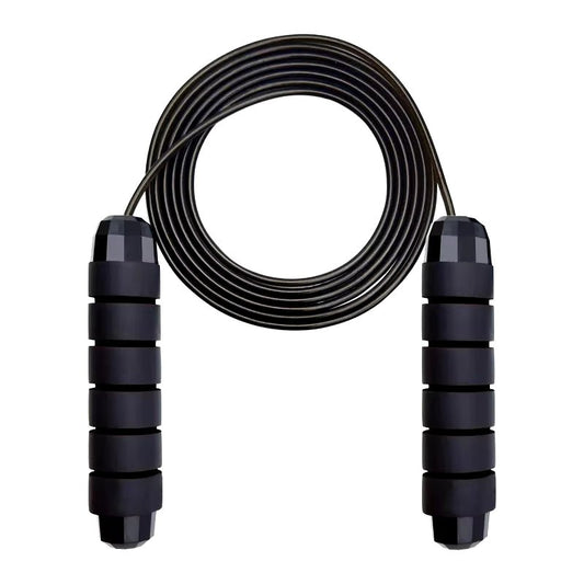 With Ball Bearings Adjustable Tangle-Free Speed Wire Jump Rope Workout with Foam Handles for Fitness Home Workouts and Slim Body - Top Beat Cart