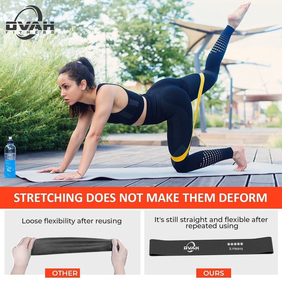 Resistance Bands Exercise Sports Loop Fitness Home Gym Yoga Latex Set or Singles - Top Beat Cart