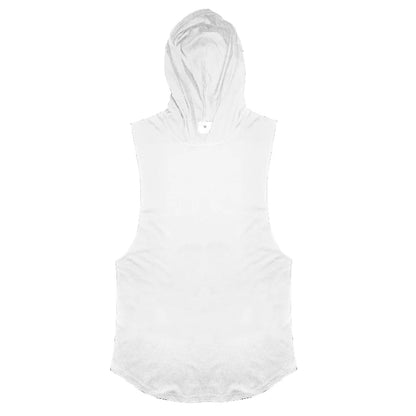 Bodybuilding Stringer Hoodies Gym Sleeveless Hooded Fitness Tank Tops Mens Running Sport Clothing Cotton Breathable Cool Shirt - Top Beat Cart