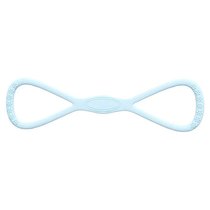 YICF Portable Figure-8 Resistance Band, Unisex Fitness Equipment for On-The-Go Workouts. Silicone Elastic Band, Suitable for Gyms, Yoga, and Pilates. Ideal for Home Workouts and Travel. Tiktokshopspringglowup