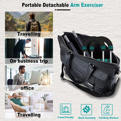 HOTWAVE Arm Trainer, Adjustable Chest Workout Equipment, Arm Trainer for Men, Chest Trainer for Men, Shoulder Muscle Training, Portable Spring Resistance Home Fitness Equipment Summervibes